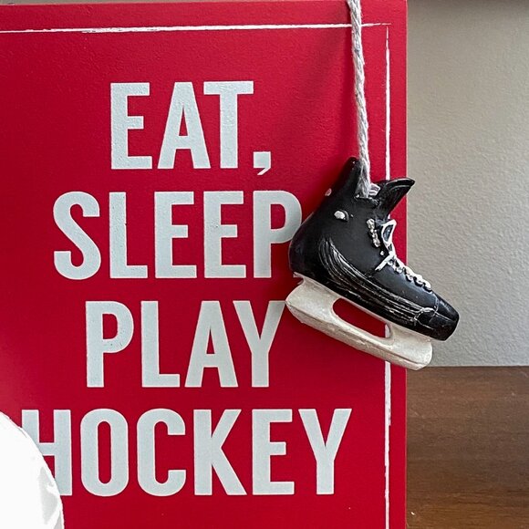 Hockey Skates Winter Ornament - Picture 4 of 9